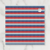 American Gnome Favor Tags Geschenkanhänger (Rückseite)