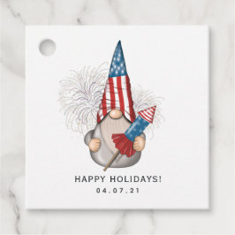 American Gnome Favor Tags Geschenkanhänger