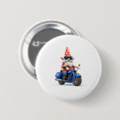 American Gnome Ride Motorrad Button (Vorne & Hinten)