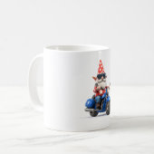 American Gnome Ride Motorrad Kaffeetasse (Vorderseite Links)