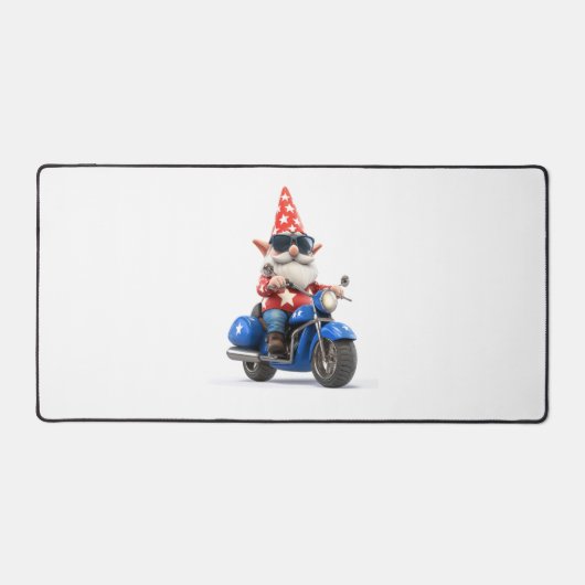American Gnome Ride Motorrad Schreibtischunterlage (Vorderseite)