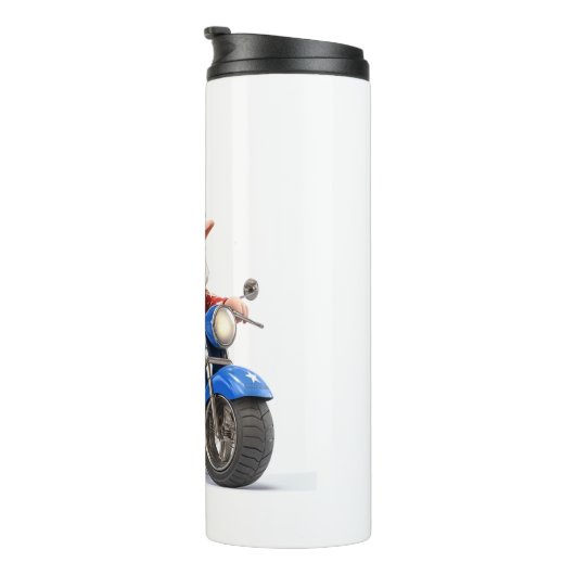 American Gnome Ride Motorrad Thermosbecher (Nach rechts gedreht)