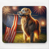 American Golden Retriever Mousepad (Vorne)
