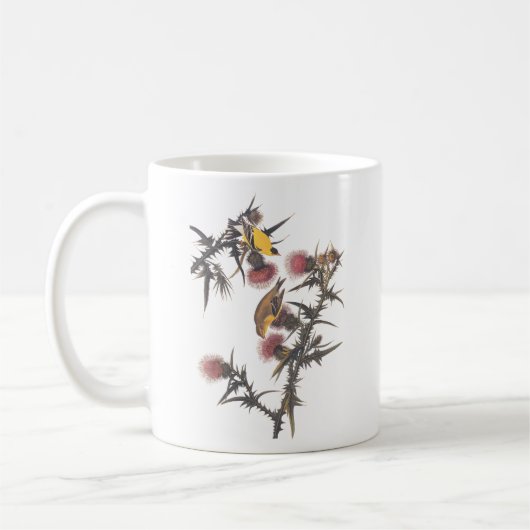American Goldfinch Audubon Birds of America Kaffeetasse (Links)