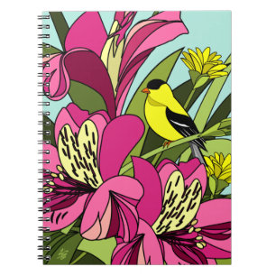 American Goldfinch Bird Notizblock