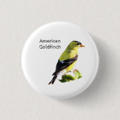 American Goldfinch Button (Vorderseite)