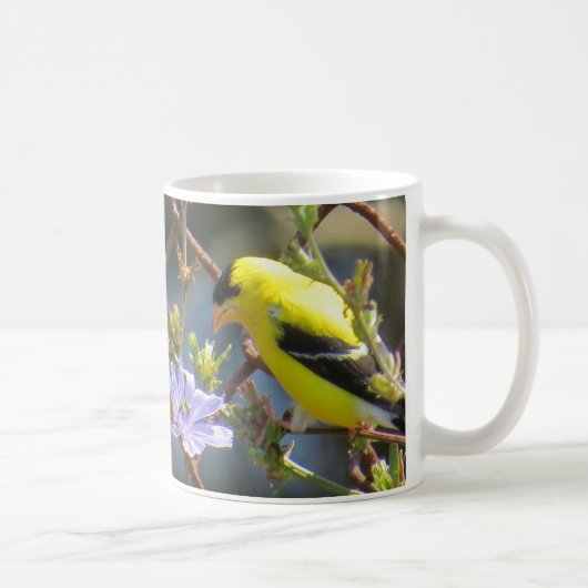 American Goldfinch Coffee Tasse von BirdingCollect (Rechts)