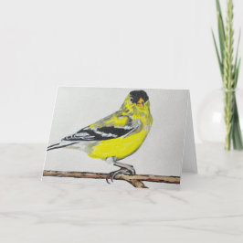 American Goldfinch Dankeskarte