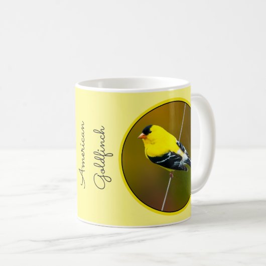 American Goldfinch - Originalfotografie Kaffeetasse (VorderseiteRechts)