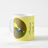 American Goldfinch - Originalfotografie Kaffeetasse (Vorderseite Links)