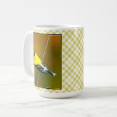American Goldfinch - Originalfotografie Kaffeetasse (Vorderseite Links)