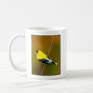 American Goldfinch - Originalfotografie Kaffeetasse