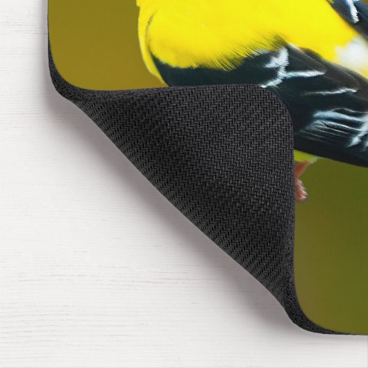 American Goldfinch - Originalfotografie Mousepad (Ecke)