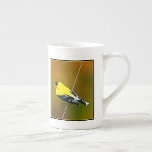 American Goldfinch - Originalfotografie Porzellantasse