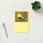 American Goldfinch - Originalfotografie Post-it Klebezettel (Büro)