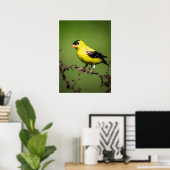 American Goldfinch Poster (Heimbüro)