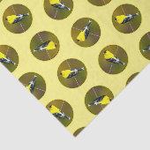 American Goldfinch Songbird Original Fotograf Seidenpapier (Ausschnitt)