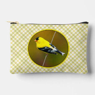 American Goldfinch Songbird Original Fotograf Zubehörtasche