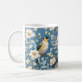 American Goldfinch William Morris Inspired Kaffeetasse (Links)