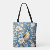 American Goldfinch William Morris Inspired Tasche (Rückseite)