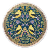 American Goldfinches Bird Ceramic Pull Knob Keramikknauf (Vorderseite)