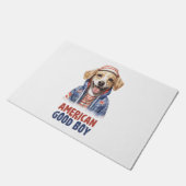 American GoodBoy Dog US Jacket im Juli Fußmatte (Schrägansicht)