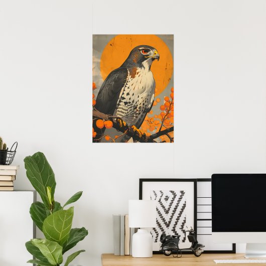 American Goshawk Poster (Heimbüro)