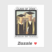 American Gothic Abschluss Aufkleber (Blatt)