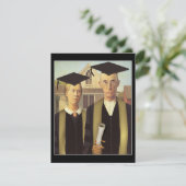 American Gothic Abschluss Einladung (Stehend Vorderseite)