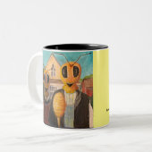American Gothic, Bee Sty.e Zweifarbige Tasse (Vorderseite Links)