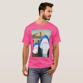 American Gothic Blahajshark Edition T-Shirt (Vorne ganz)