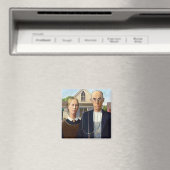 American Gothic Classic Painting Grant Wood Magnet (In Situ (Geschirrspüler))