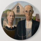 American Gothic: Country Life Poor Rural Bauer Button (Vorderseite)