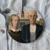 American Gothic: Country Life Poor Rural Bauer Button (Beispiel)