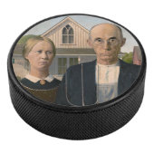 American Gothic: Country Life Poor Rural Bauer Eishockey Puck (3/4)
