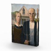 American Gothic: Country Life Poor Rural Bauer Fotoblock (Rechts)