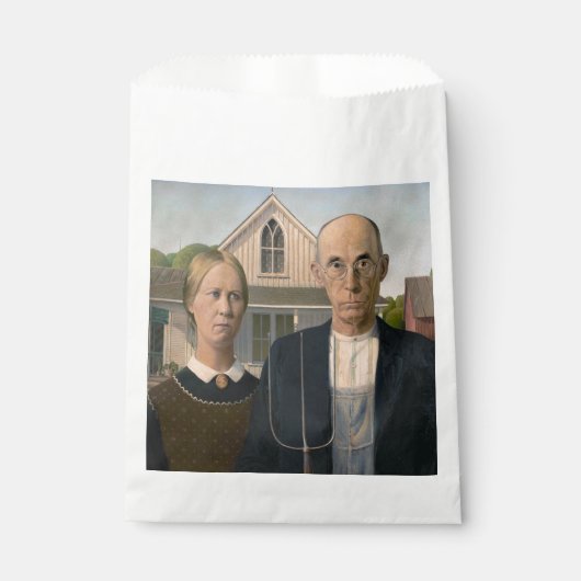 American Gothic: Country Life Poor Rural Bauer Geschenktütchen (Vorderseite)