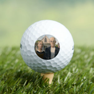 American Gothic: Country Life Poor Rural Bauer Golfball
