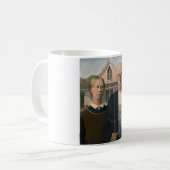 American Gothic: Country Life Poor Rural Bauer Kaffeetasse (Vorderseite Links)