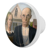 American Gothic: Country Life Poor Rural Bauer Keramikknauf (Rechts)