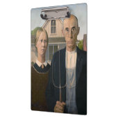 American Gothic: Country Life Poor Rural Bauer Klemmbrett (Links)