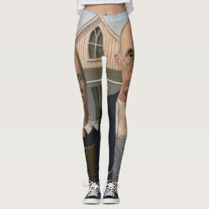 American Gothic: Country Life Poor Rural Bauer Leggings