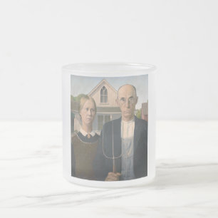 American Gothic: Country Life Poor Rural Bauer Mattglastasse