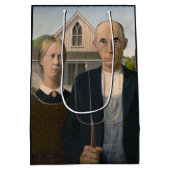 American Gothic: Country Life Poor Rural Bauer Mittlere Geschenktüte (Rückseite)