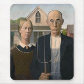 American Gothic: Country Life Poor Rural Bauer Mousepad (Vorne)