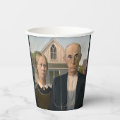 American Gothic: Country Life Poor Rural Bauer Pappbecher (Vorderseite)