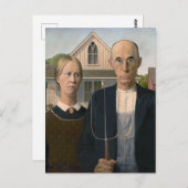 American Gothic: Country Life Poor Rural Bauer Postkarte (Vorne/Hinten)