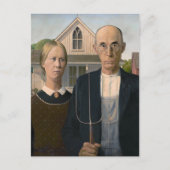 American Gothic: Country Life Poor Rural Bauer Postkarte (Vorderseite)