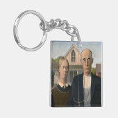 American Gothic: Country Life Poor Rural Bauer Schlüsselanhänger (Vorderseite links)