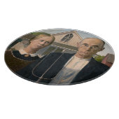 American Gothic: Country Life Poor Rural Bauer Schneidebrett (Ecke)